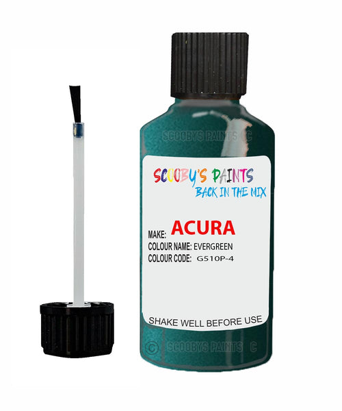 Paint For Acura Mdx Evergreen Code G510P-4 Touch Up Scratch Stone Chip Repair