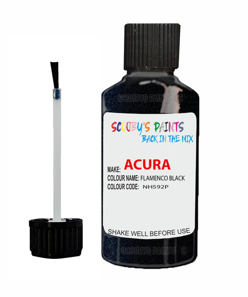 Paint For Acura Integra Flamenco Black Code Nh592P Touch Up Scratch Stone Chip Repair