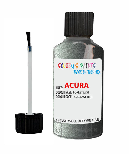 Paint For Acura Mdx Forest Mist Code G537M (B) Touch Up Scratch Stone Chip Repair