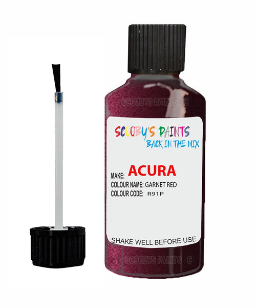 Paint For Acura Vigor Garnet Red Code R91P Touch Up Scratch Stone Chip Repair