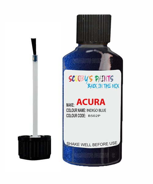 Paint For Acura Rl Indigo Blue Code B502P Touch Up Scratch Stone Chip Repair