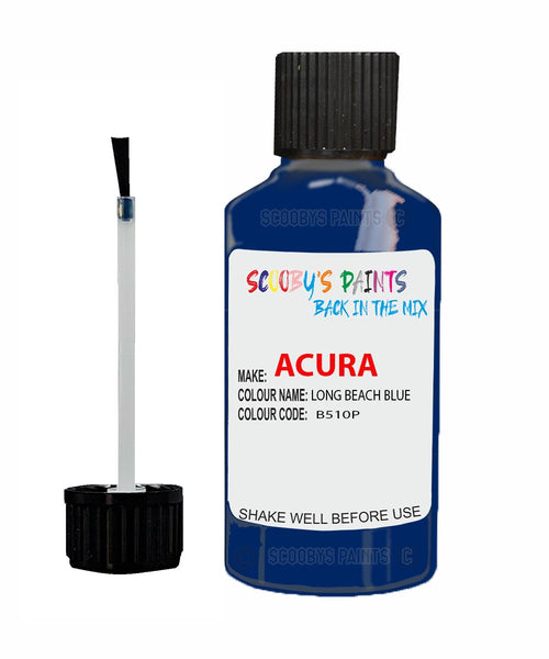 Paint For Acura Nsx Long Beach Blue Code B510P Touch Up Scratch Stone Chip Repair