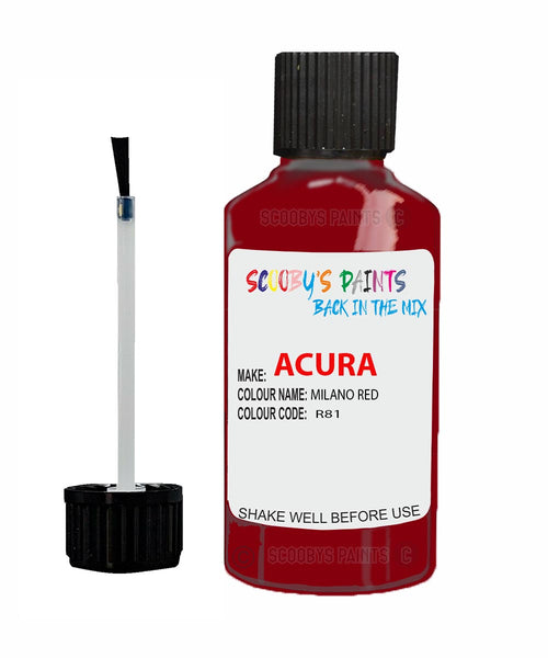Paint For Acura Rsx Milano Red Code R81 Touch Up Scratch Stone Chip Repair
