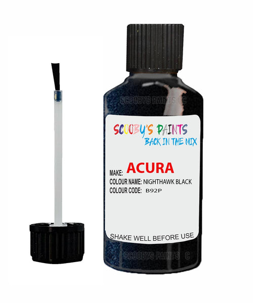 Paint For Acura Cl Nighthawk Black Code B92P-3 Touch Up Scratch Stone Chip Repair