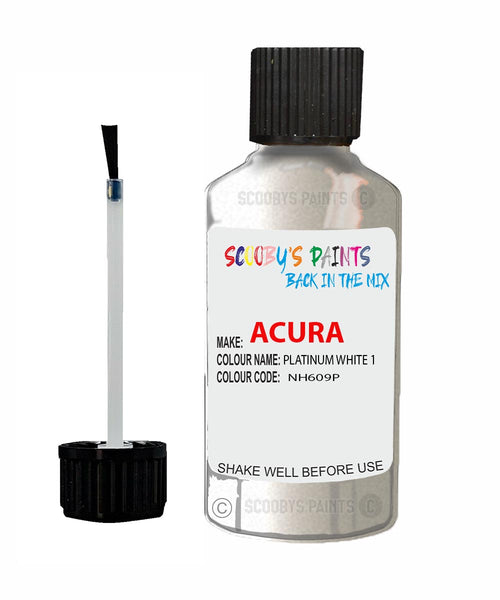 Paint For Acura Nsx Platinum White Code Nh609P Touch Up Scratch Stone Chip Repair