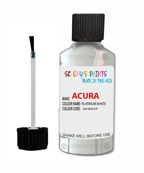 Paint For Acura Rdx Platinum White Code Nh883P Touch Up Scratch Stone Chip Repair