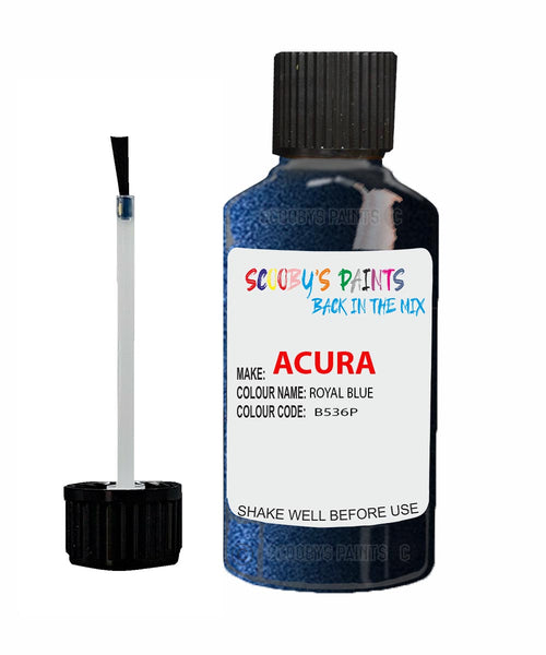 Paint For Acura Tsx Royal Blue Code B536P (A) Touch Up Scratch Stone Chip Repair