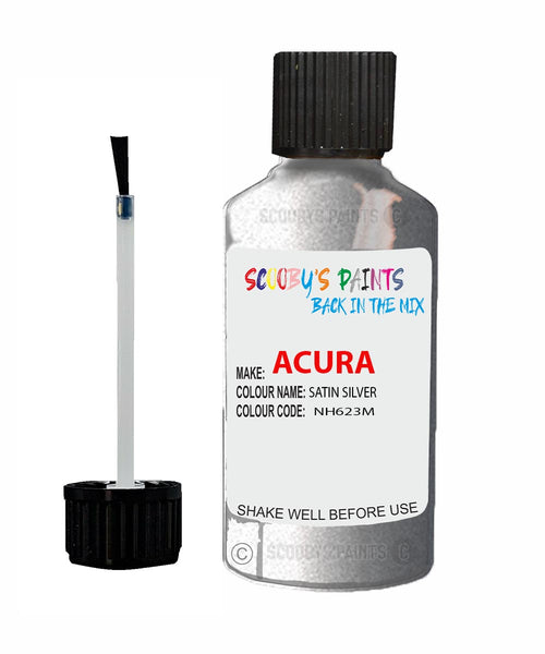 Paint For Acura Rl Satin Silver Code Nh623M-1 Touch Up Scratch Stone Chip Repair