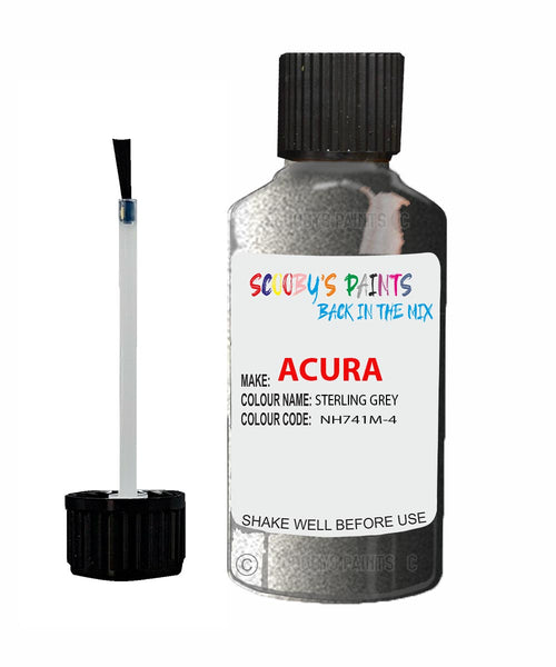 Paint For Acura Mdx Sterling Grey Code Nh741M-4 Touch Up Scratch Stone Chip Repair