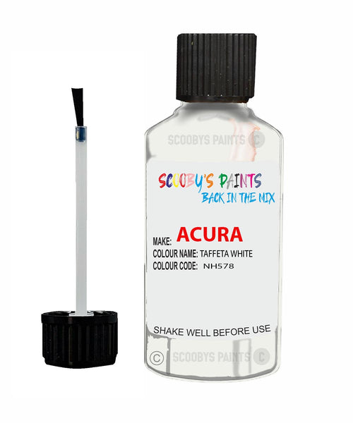 Paint For Acura Cl Taffeta White Code Nh578-5 Touch Up Scratch Stone Chip Repair