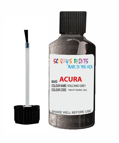 Paint For Acura Zdx Volcano Grey Code Nh736M (A) Touch Up Scratch Stone Chip Repair