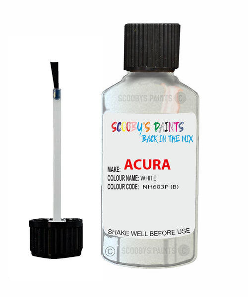 Paint For Acura Tl White Code Nh603P (B) Touch Up Scratch Stone Chip Repair