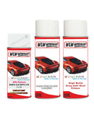 alfa romeo giulia bianco alfa white aerosol spray car paint clear lacquer 217b With Anti Rust primer undercoat protection
