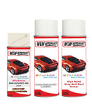 alfa romeo mito bianco alfa white aerosol spray car paint clear lacquer 268a With Anti Rust primer undercoat protection