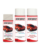 alfa romeo mito bianco elegante white aerosol spray car paint clear lacquer 251a With Anti Rust primer undercoat protection