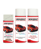 alfa romeo giulietta bianco ghiaccio white aerosol spray car paint clear lacquer vv212 With Anti Rust primer undercoat protection