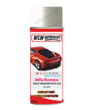 Paint For Alfa Romeo 147 Bianco Nuvola-Iridescente White Aerosol Spray Paint 212A