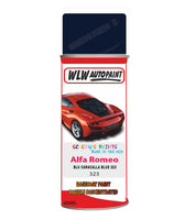 Paint For Alfa Romeo Spider Blu Caracalla Blue Aerosol Spray Paint 323