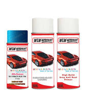 alfa romeo gtv blu cobalto blue aerosol spray car paint clear lacquer 719a With Anti Rust primer undercoat protection