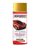 Paint For Alfa Romeo Spider Giallo Zoe Yellow Aerosol Spray Paint 513
