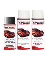 alfa romeo 145 grigio artico grey aerosol spray car paint clear lacquer 837a With Anti Rust primer undercoat protection
