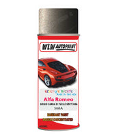 Paint For Alfa Romeo 159 Grigio Canna Di Fucile Grey Aerosol Spray Paint 568A