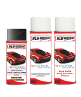 alfa romeo 156 grigio lipari kafla grey aerosol spray car paint clear lacquer 639a With Anti Rust primer undercoat protection