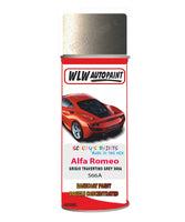 Paint For Alfa Romeo 159 Grigio Travertino Grey Aerosol Spray Paint 566A