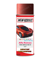 Paint For Alfa Romeo Spider Rosso Amarillis Red Aerosol Spray Paint 547