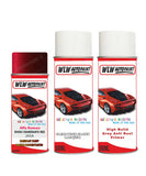 alfa romeo giulietta rosso esuberante red aerosol spray car paint clear lacquer 293a With Anti Rust primer undercoat protection