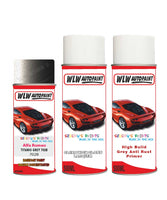 alfa romeo spider titanio grey aerosol spray car paint clear lacquer 702b With Anti Rust primer undercoat protection