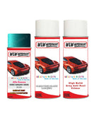 alfa romeo gtv verde sargassi green aerosol spray car paint clear lacquer 353a With Anti Rust primer undercoat protection