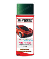 Paint For Alfa Romeo Spider Verde Tropico Green Aerosol Spray Paint 309A