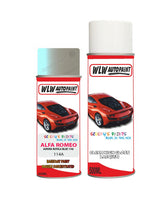 alfa romeo spider aurora nuvola blue aerosol spray car paint clear lacquer 114a