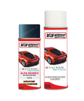alfa romeo 146 blu golfo blue aerosol spray car paint clear lacquer 499a