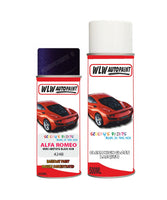 alfa romeo mito nero ametista black aerosol spray car paint clear lacquer 424b