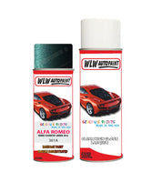 alfa romeo gtv verde coventry green aerosol spray car paint clear lacquer 361a