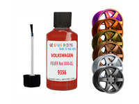 Alloy Wheel Repair Paint For Volkswagen Feuer Red 3000-Gl 9356 2001-2023