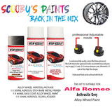 alfa romeo gtv anthracite grey alloy wheel aerosol spray paint 319 b 2010 2016