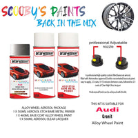 audi a7 granit alloy wheel aerosol spray paint l8au 2009 2012