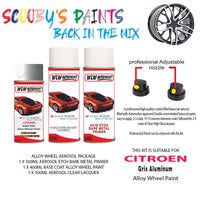 citroen nemo gris aluminum alloy wheel aerosol spray paint ezr 2002 2018