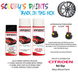 citroen c1 noir onyx alloy wheel aerosol spray paint exy 1987 2020