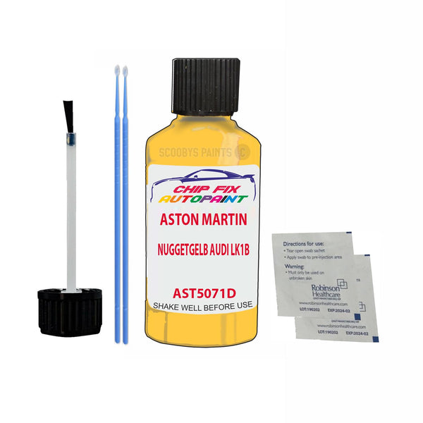 Paint For Aston Martin DB9 NUGGETGELB AUDI LK1B Code: AST5071D Car Touch Up Paint