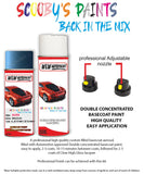 AUDI TT COUPE 1998,1999,2000,2001,2002,2003,2004,2005, Car Paint Code sticker location DENIM BLUE