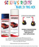 AUDI TT 1998,1999,2000, Car Paint Code sticker location ENZIAN BLUE