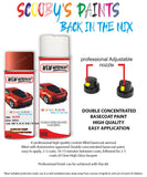 AUDI A4/S4 1994,1995,1996,1997,1998,1999,2000,2001, Car Paint Code sticker location ISIS RED