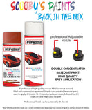 AUDI A4/S4 1999,2000,2001,2002, Car Paint Code sticker location JAIPUR RED