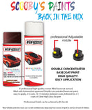 AUDI S5S 1990,1991,1992, Car Paint Code sticker location MARASCHINO RED