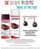 AUDI S8 1991,1992,1993,1994,1995,1996,1997,1998,1999,2000,2001, Car Paint Code sticker location RUBIN RED