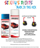 AUDI TT 2003,2004,2005,2006,2007,2008,2009,2010,2011,2012,2013,2014,2015, Car Paint Code sticker location SPRINT BLUE